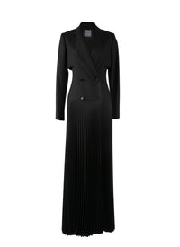 Trompe l'oeil costume dress - Black intense