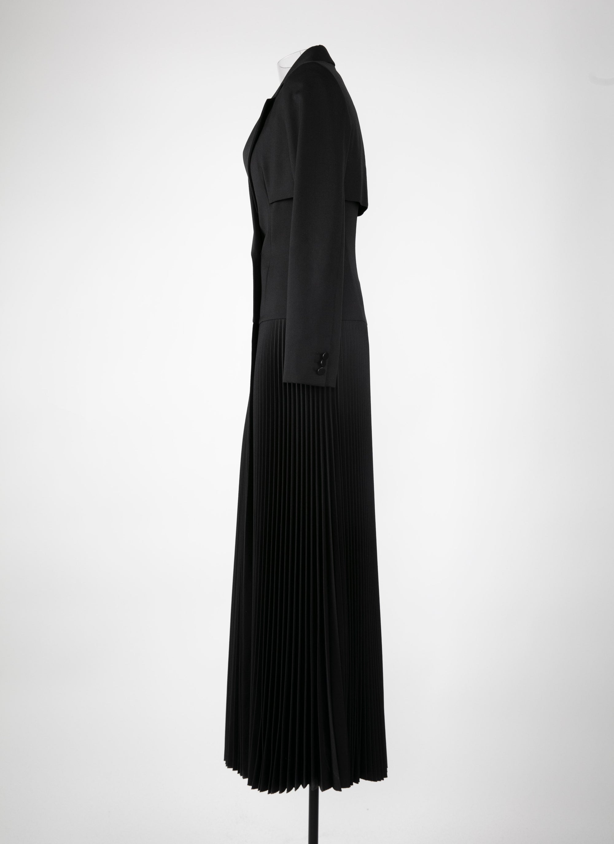 Trompe l'oeil costume dress - Black intense