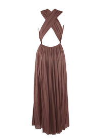 Draped maxi dress - Bois de Rose