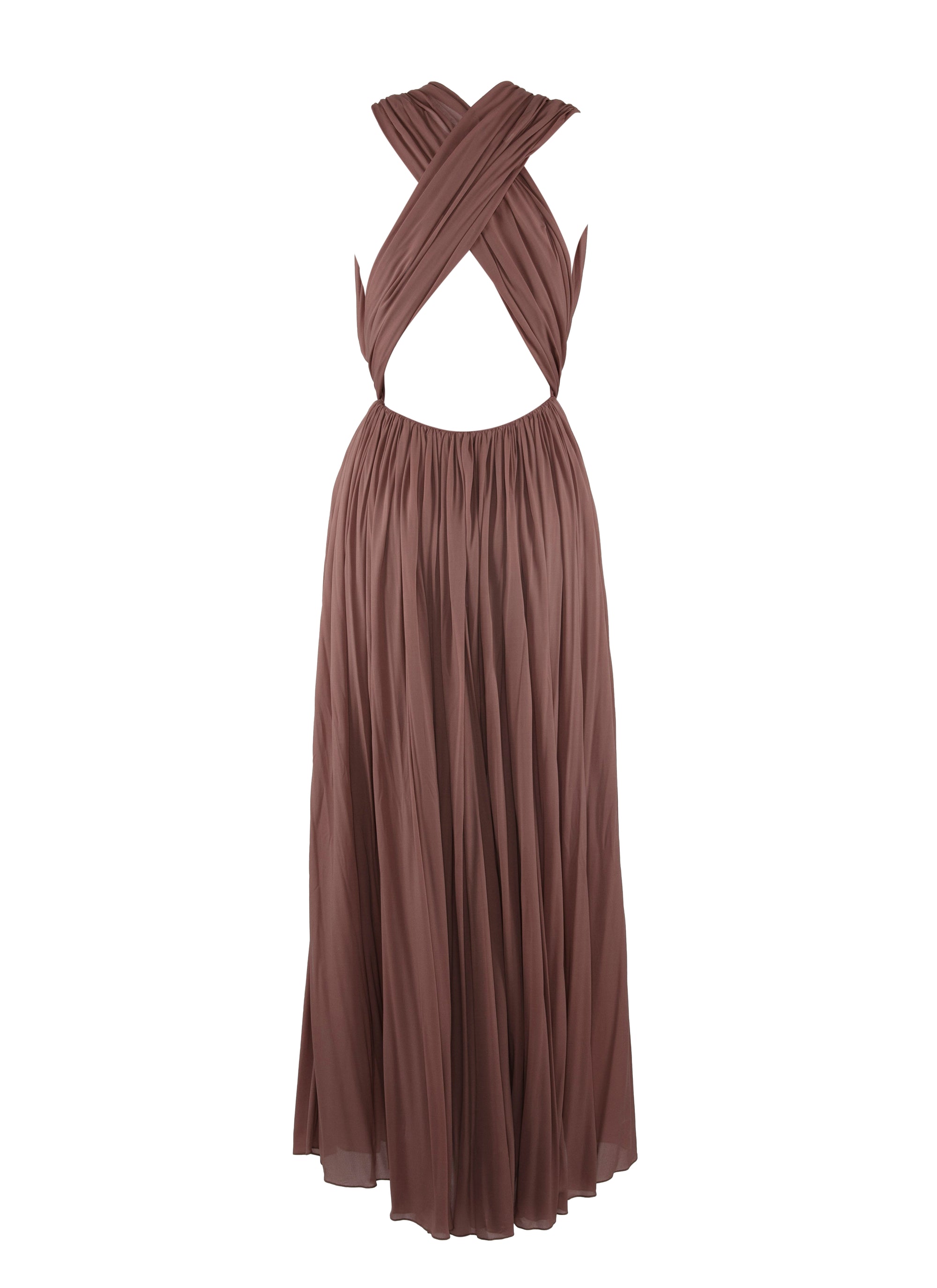 Draped maxi dress - Bois de Rose