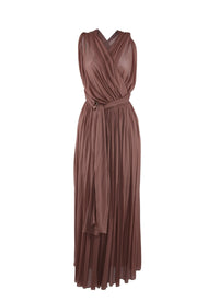 Draped maxi dress - Bois de Rose