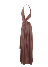 Draped maxi dress - Bois de Rose