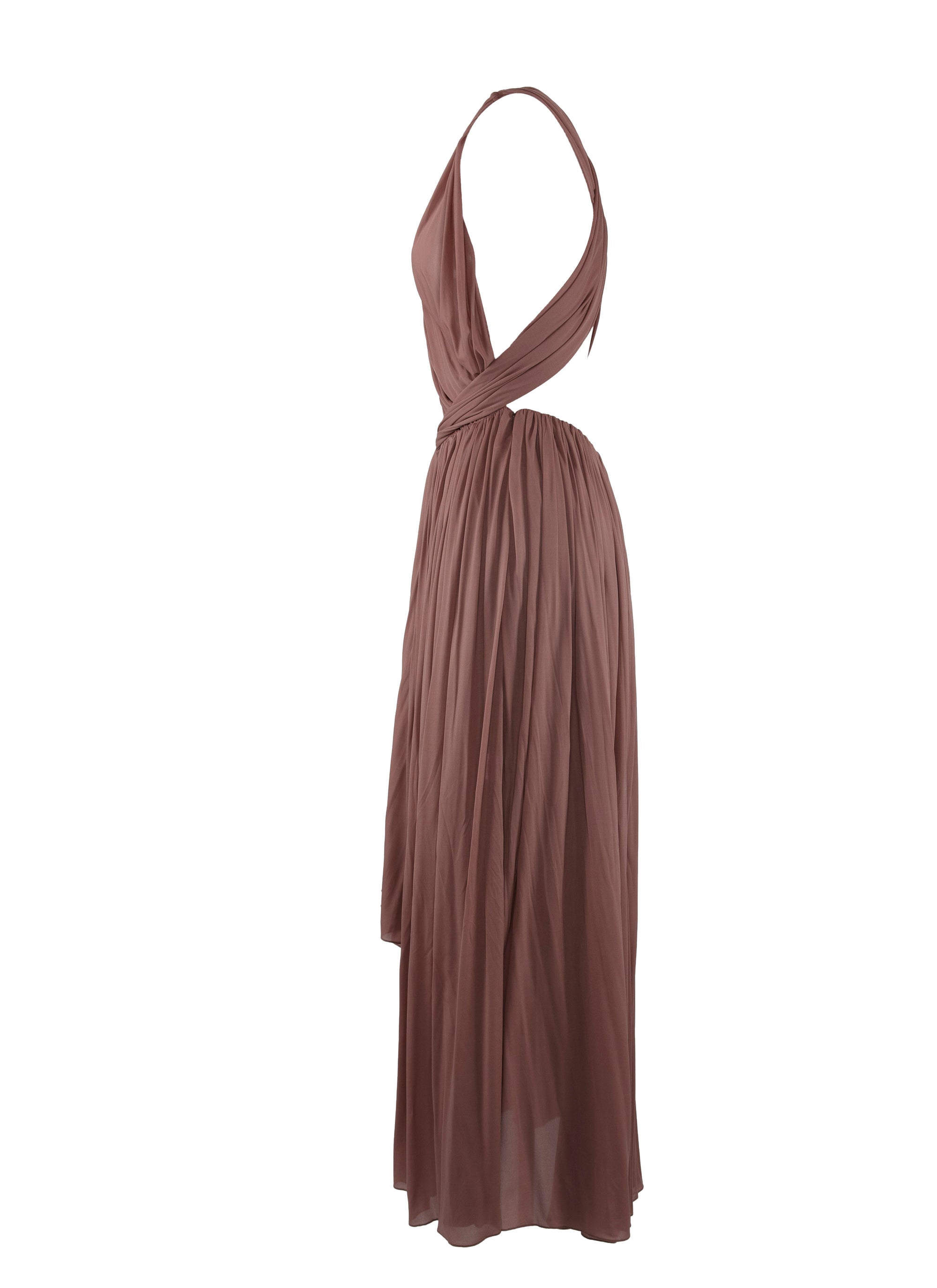 Draped maxi dress - Bois de Rose