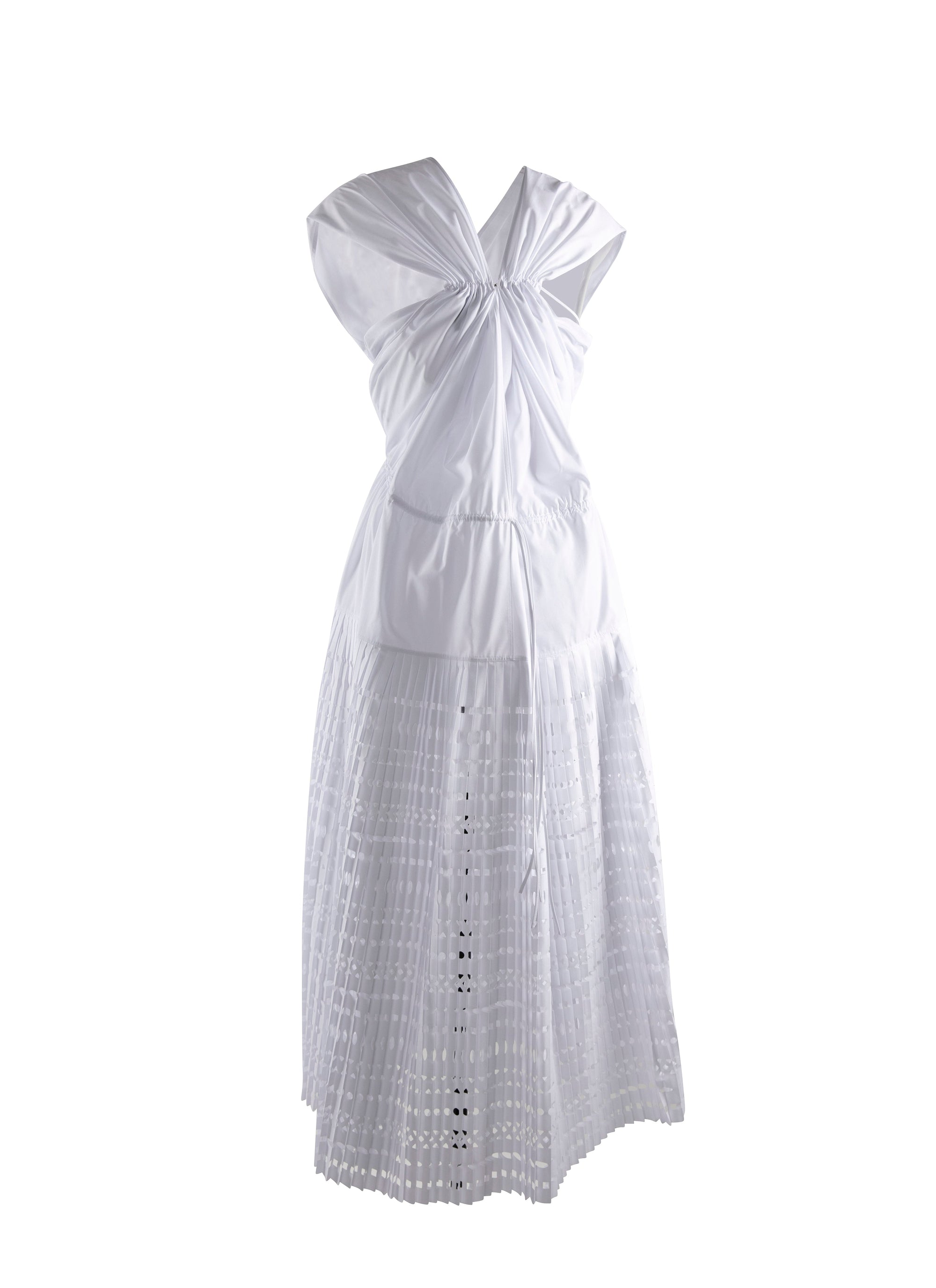 Robe longue sans manches - Blanc