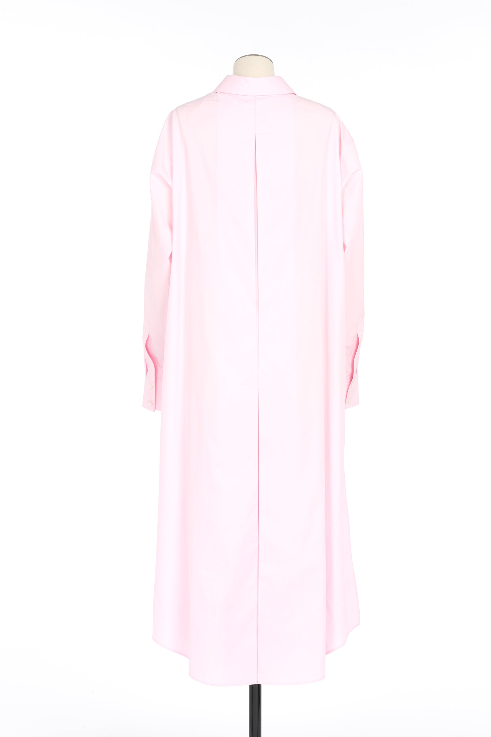 Robe chemise droite unie - Rose