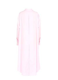 Plain Shirt Dress - Pink