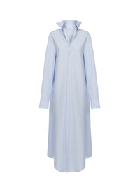 Plain Shirt Dress - Ciel
