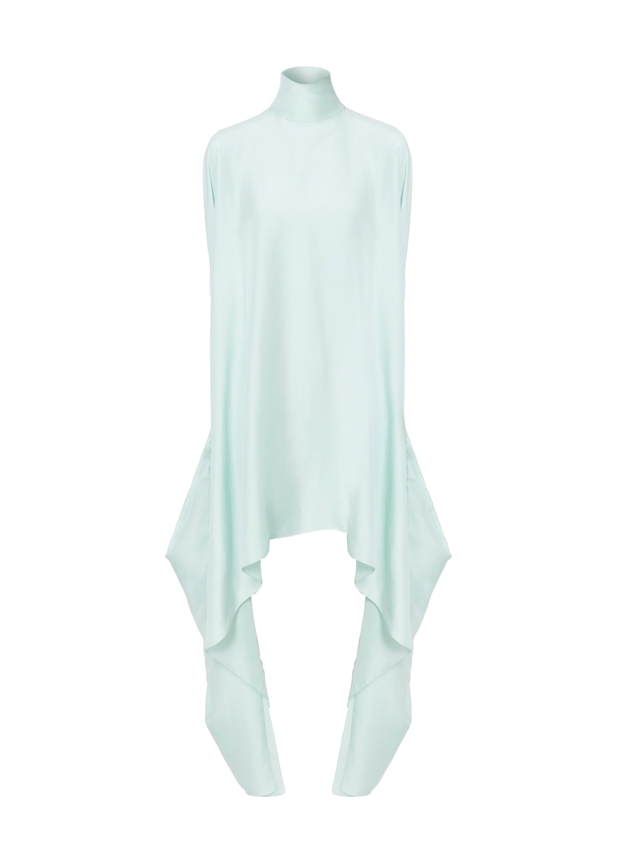 Silk bracelet dress - Almond green