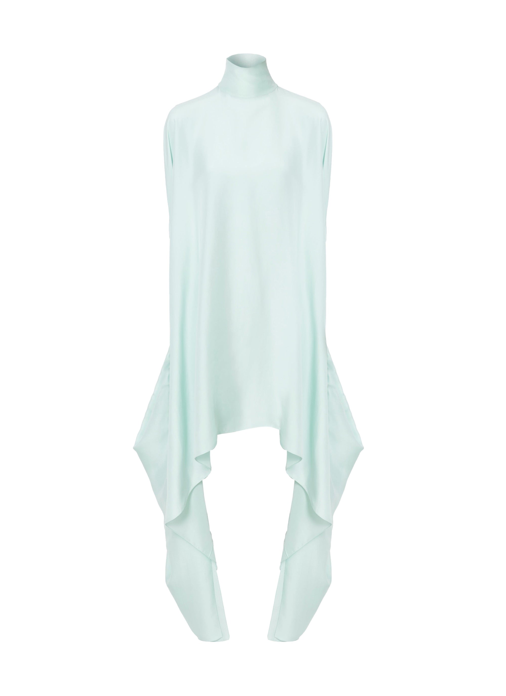 Robe bracelet en soie - Vert Amande