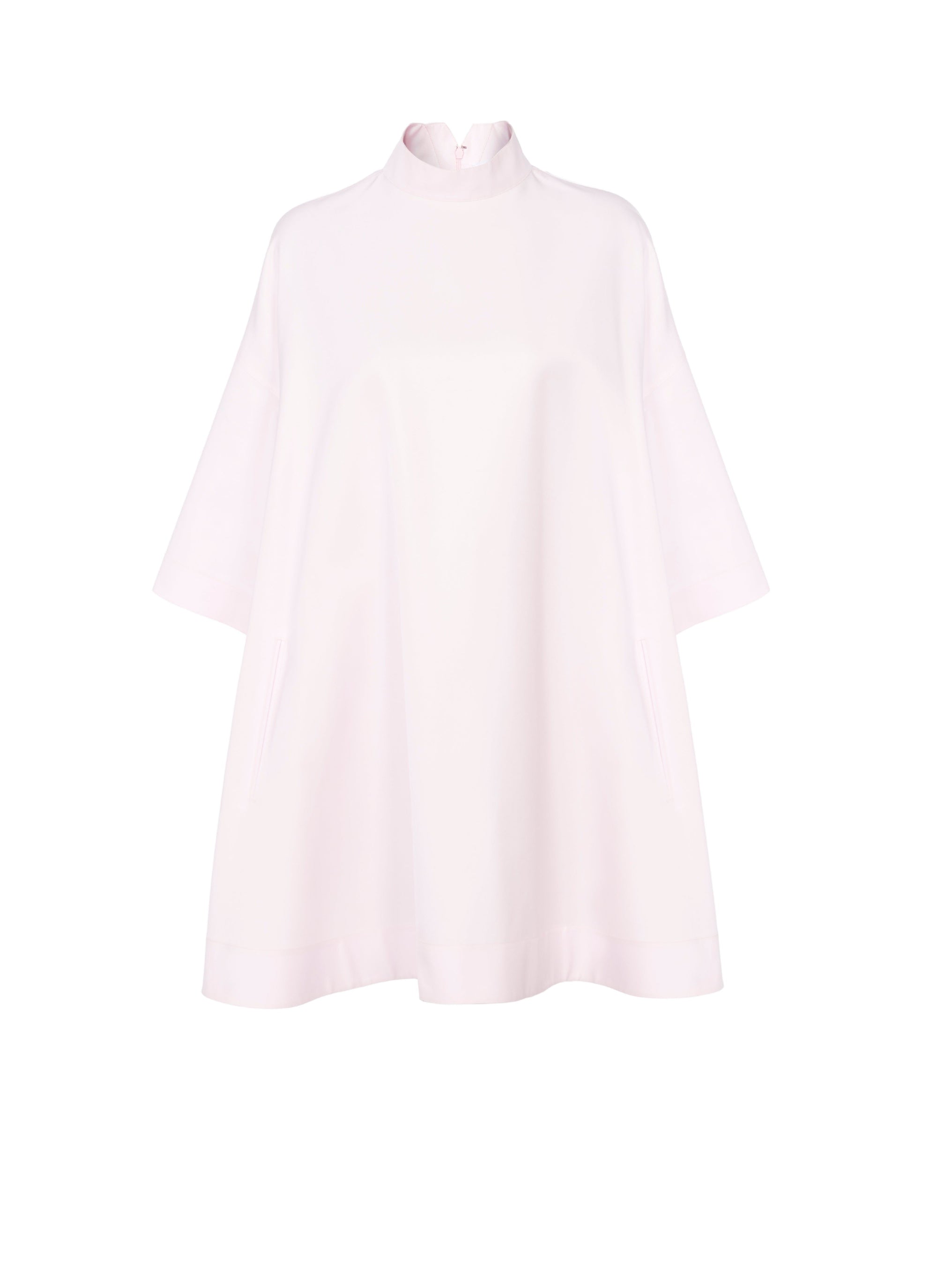 Short-sleeved mini dress - Pink