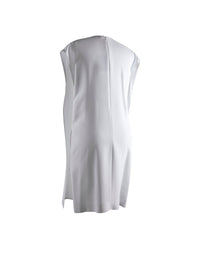 Silk scarf dress - White