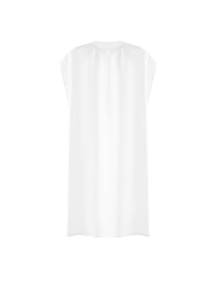 Silk scarf dress - White