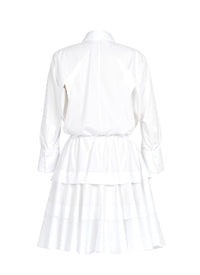 Short shirt dress - White