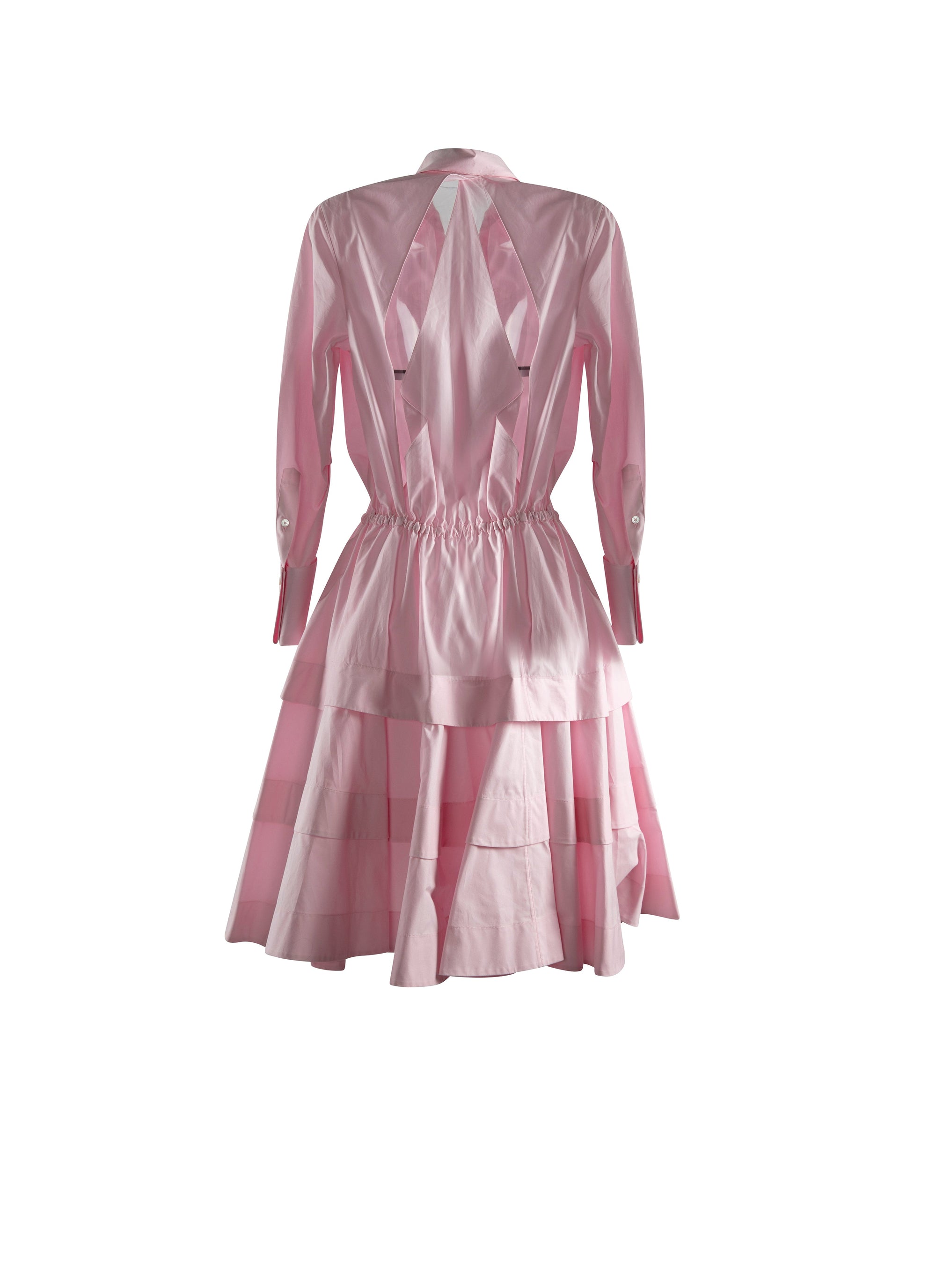 Robe chemise courte - Rose