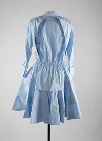 Short shirt dress - Sky