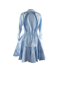 Robe chemise courte - Ciel
