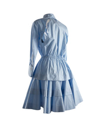 Robe chemise courte - Ciel