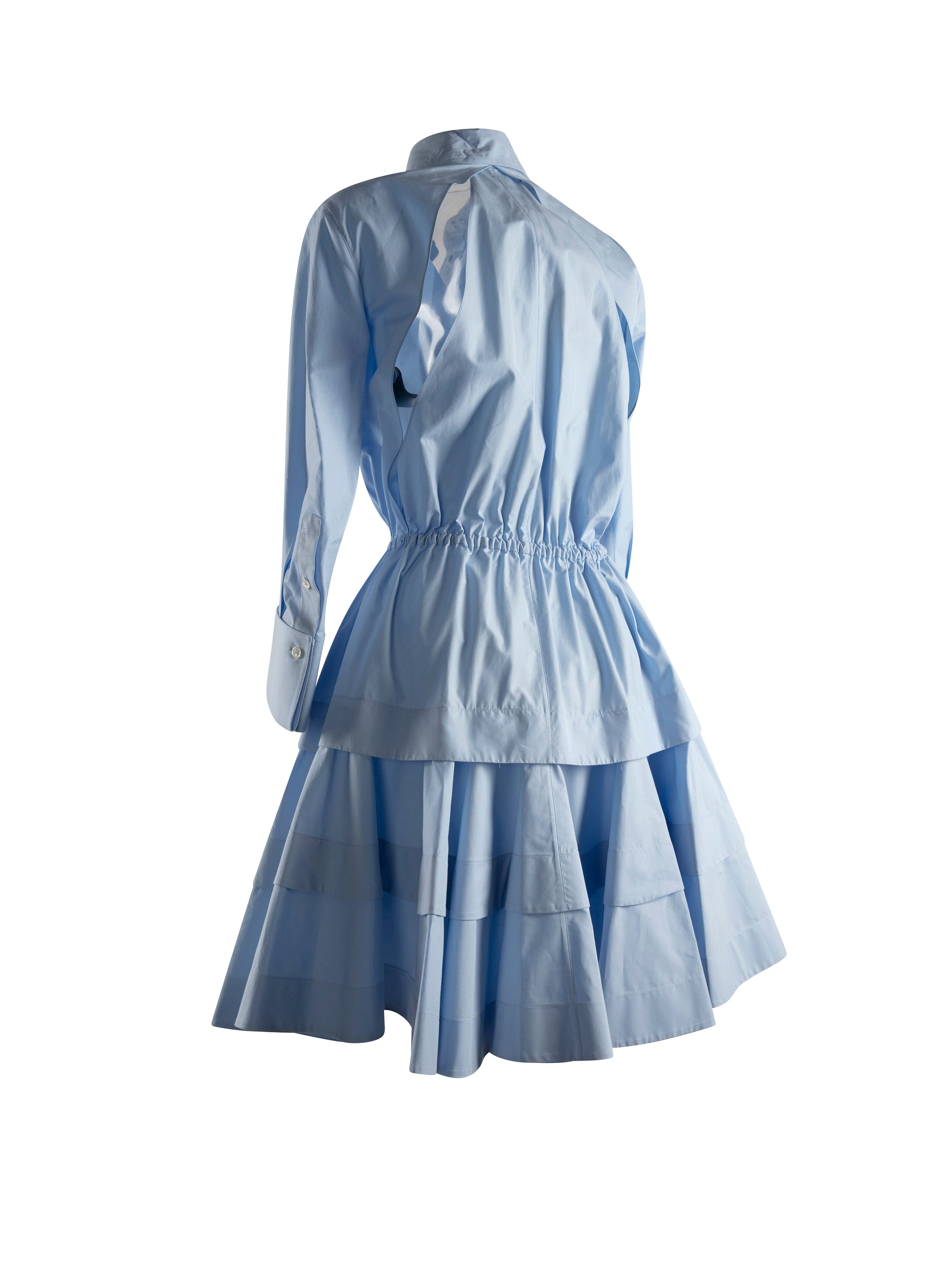 Robe chemise courte - Ciel
