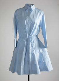 Short shirt dress - Sky