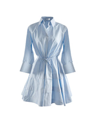 Robe chemise courte - Ciel