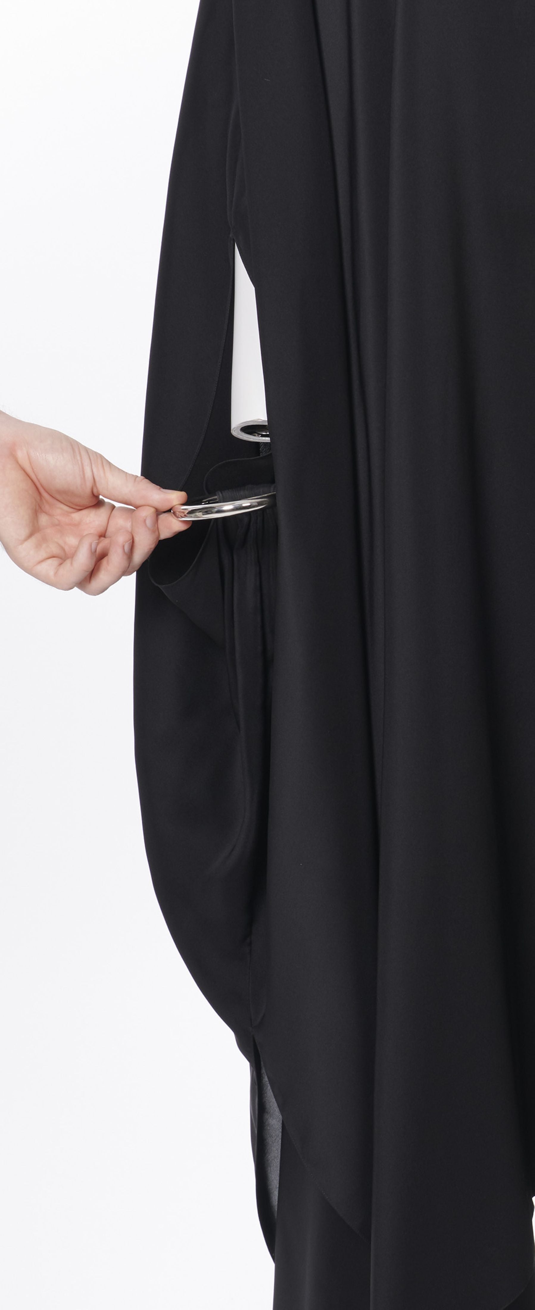 Silk kaftan dress - Ultraviolet
