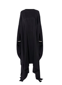 Silk kaftan dress - Black Alaïa