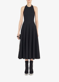Robe d’été longue en laine - Noir Alaïa