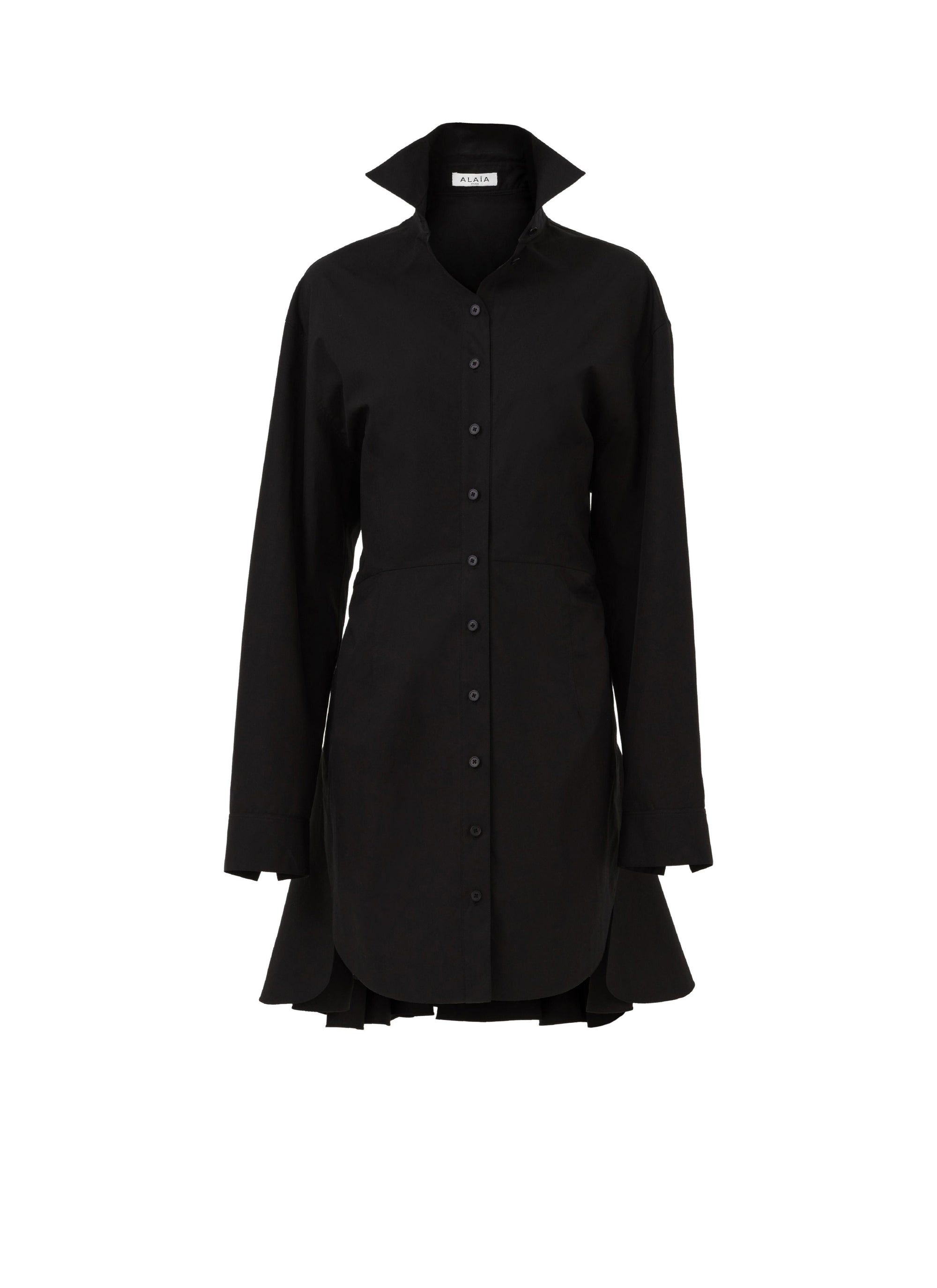 Tina Dress in poplin - Black