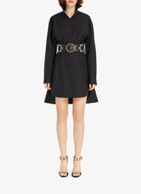 Tina Dress in poplin - Black