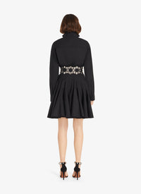 Tina Dress in poplin - Black