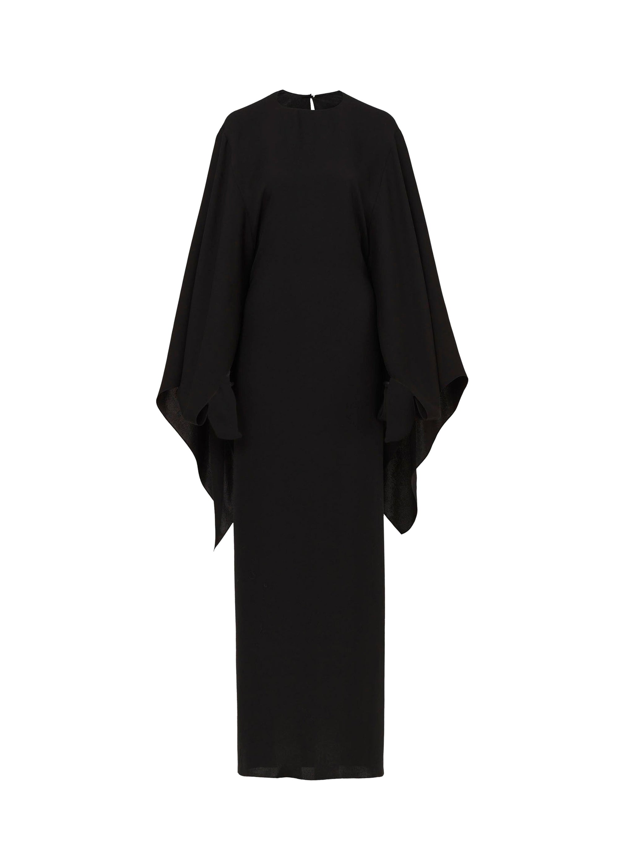 Robe Kaftan en soie - Noir Alaïa