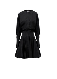 Cotton poplin skater dress - Black Alaïa