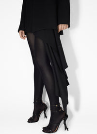 Robe ajustée en laine - Noir Alaïa