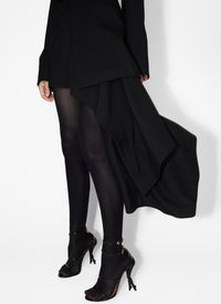 Robe ajustée en laine - Noir Alaïa