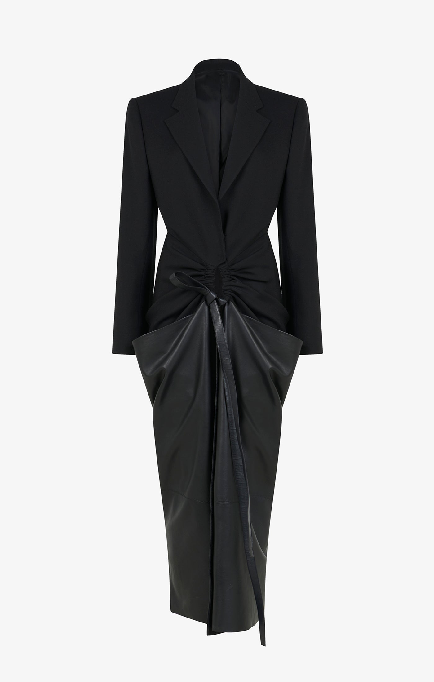 Wool coat dress - Black Alaïa