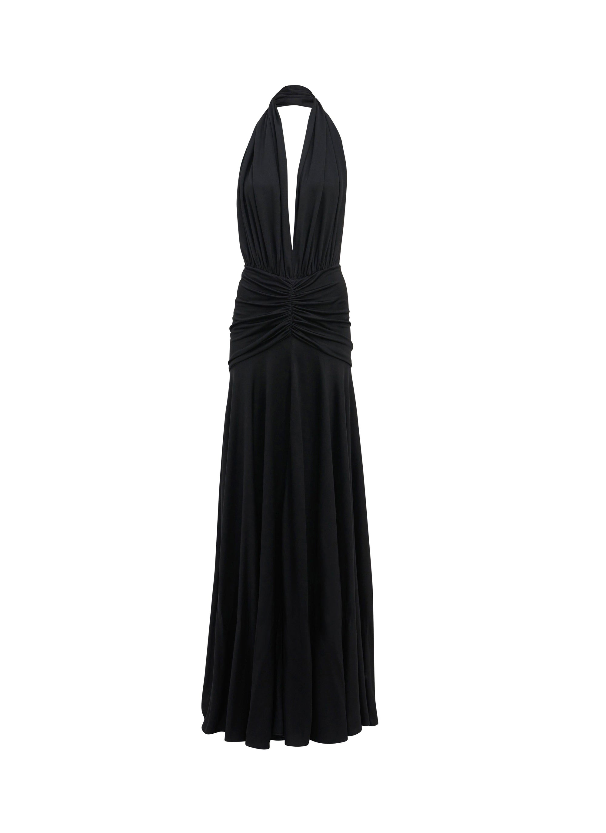 Robe déesse fluide - Noir Alaïa