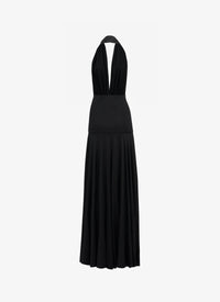 Robe déesse fluide - Noir Alaïa