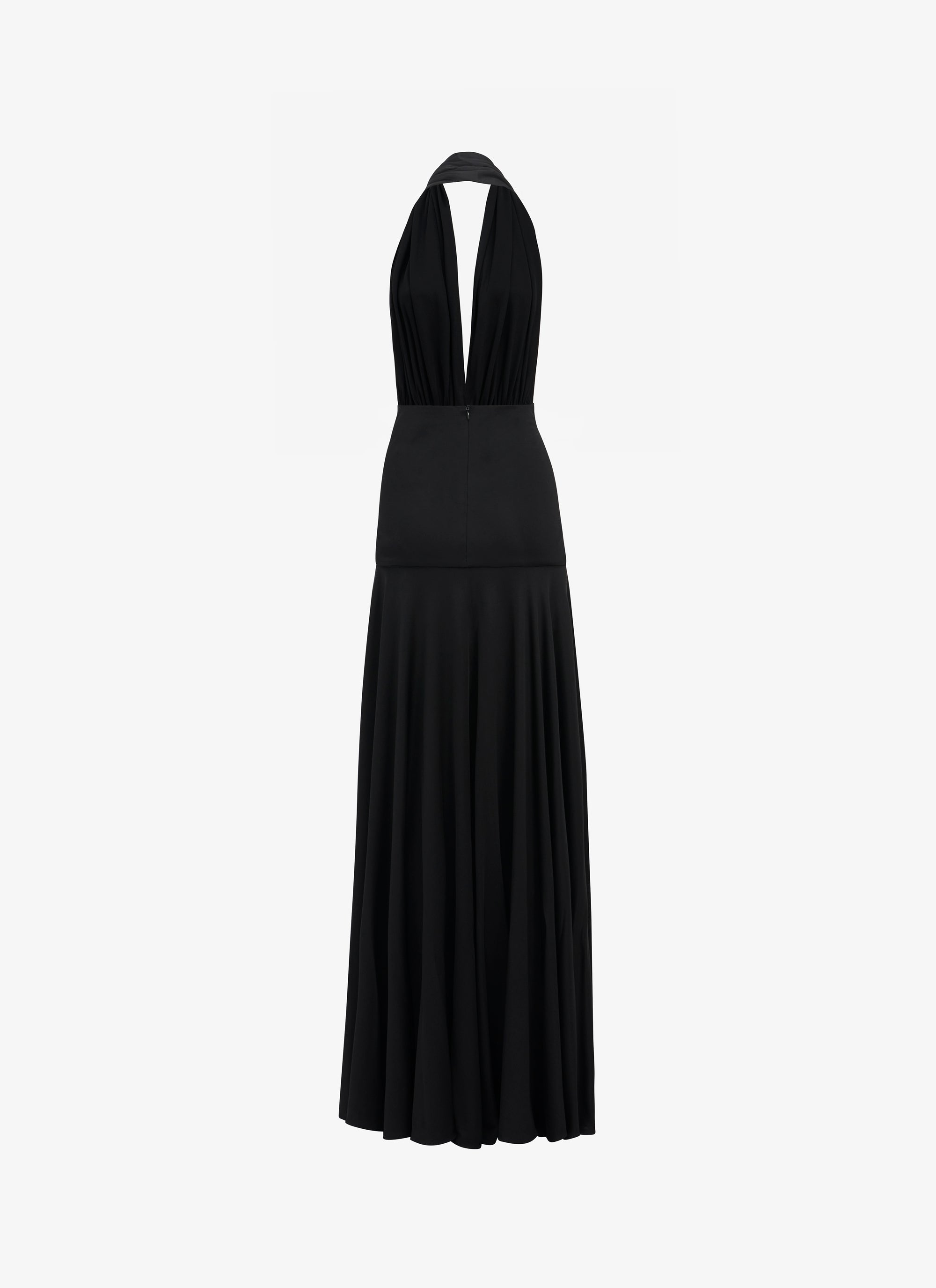 Robe déesse fluide - Noir Alaïa