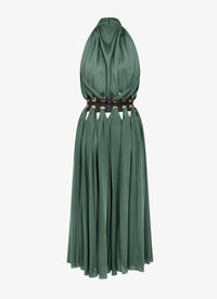 Robe mini déesse fluide - Sauge