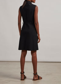 Robe polo zippée - Noir
