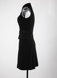 Robe polo zippée - Noir