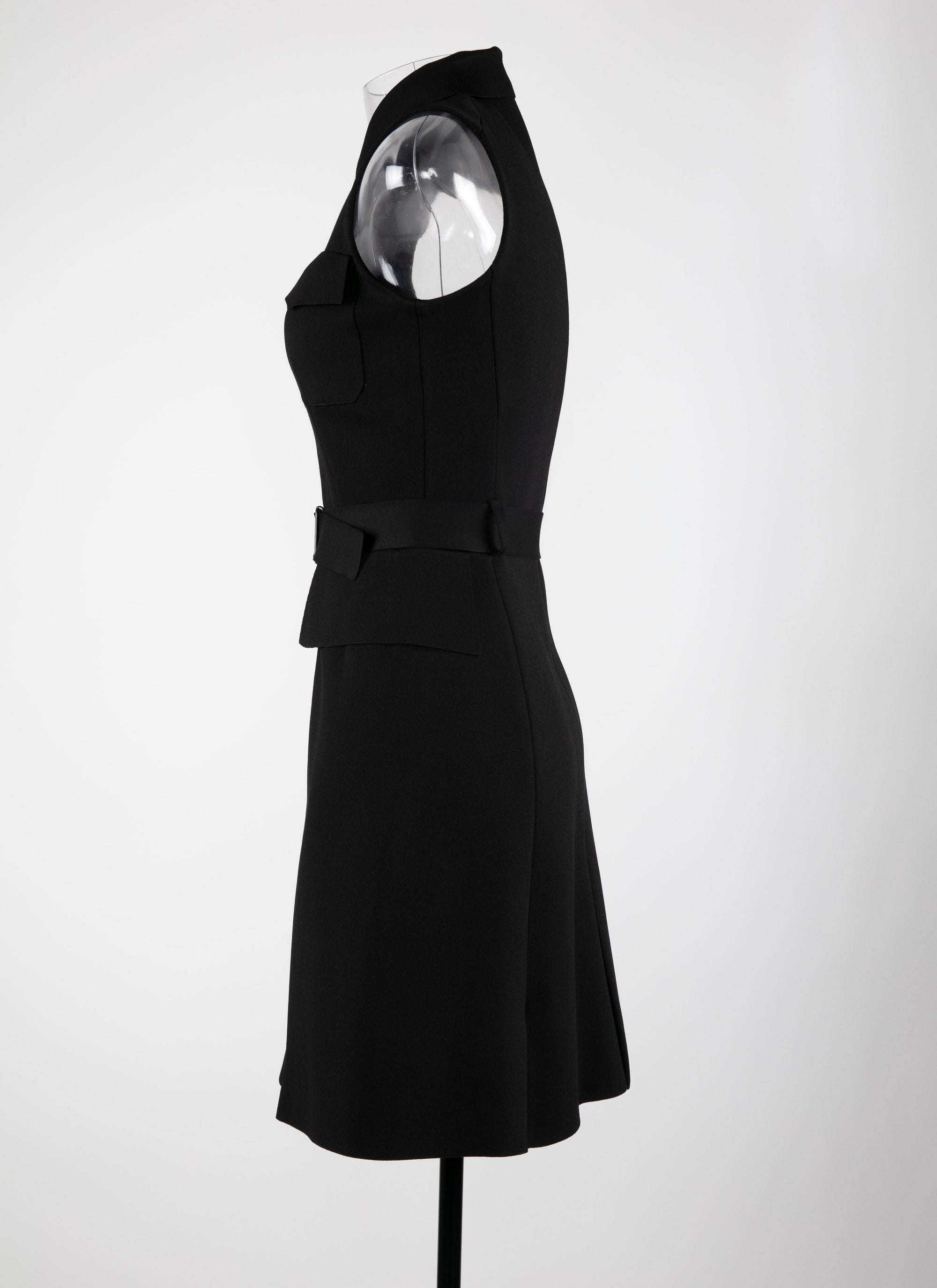 Robe polo zippée - Noir