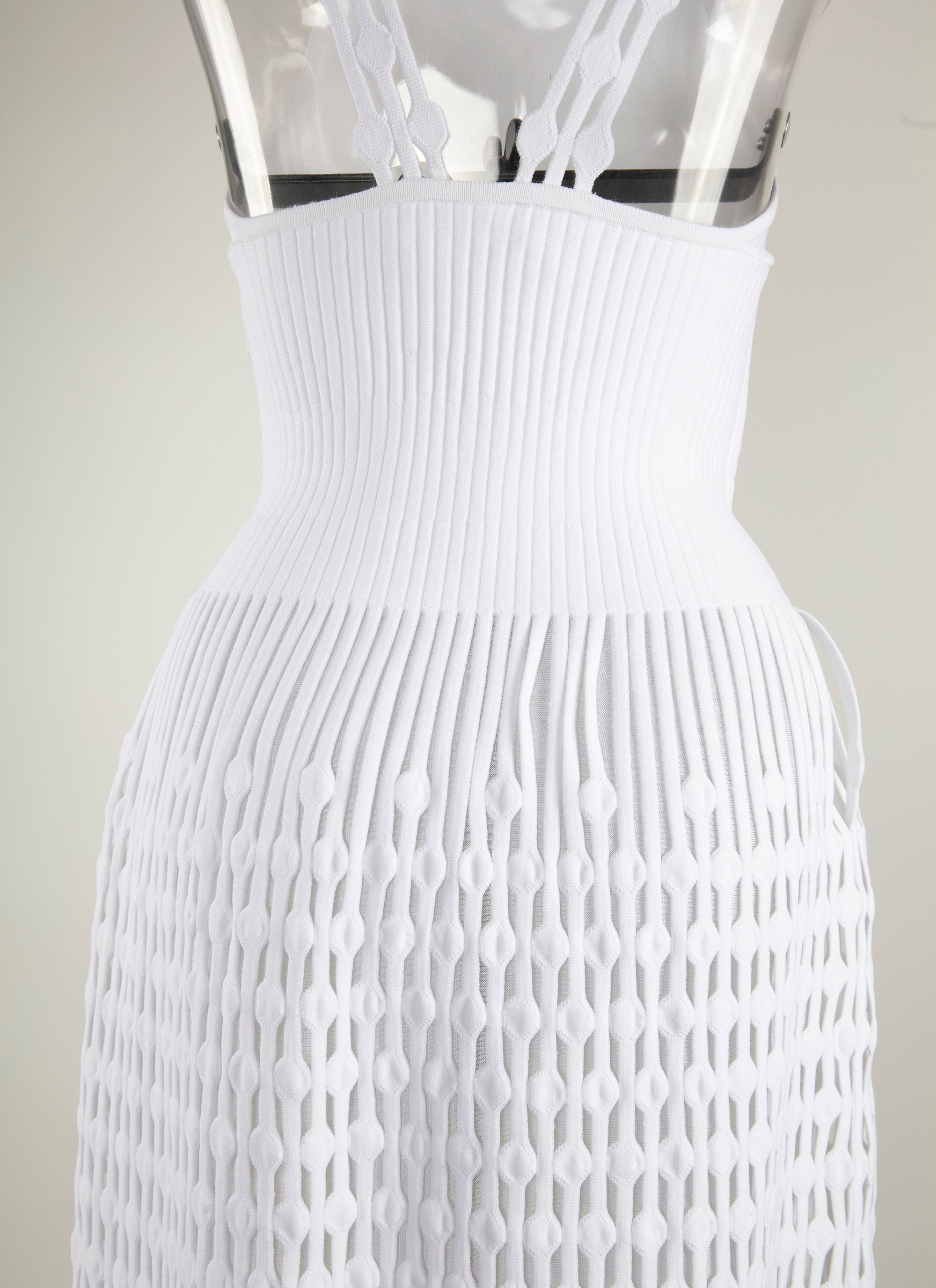 Robe longue sans manches Kalimba - Blanc