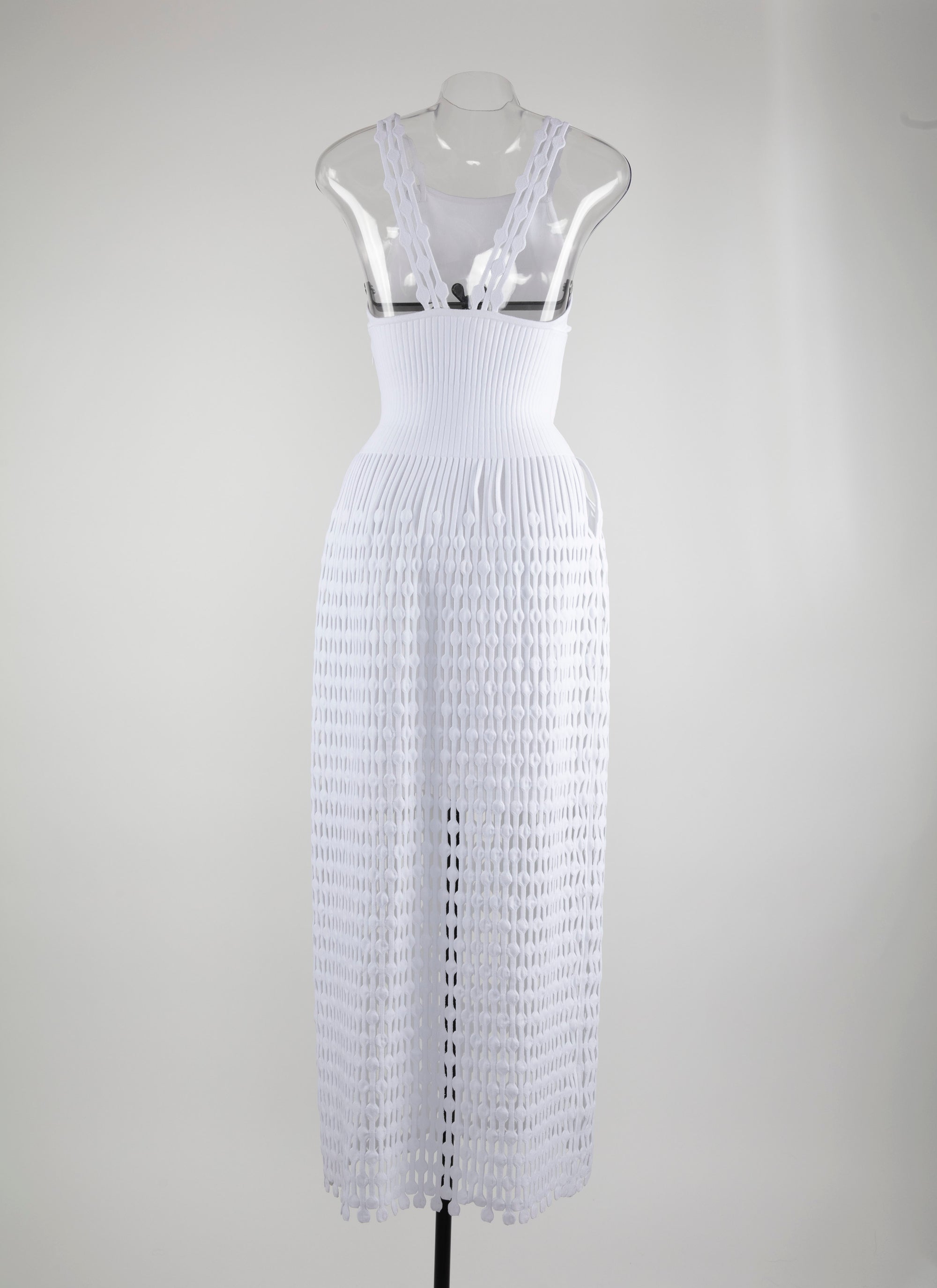 Robe longue sans manches Kalimba - Blanc