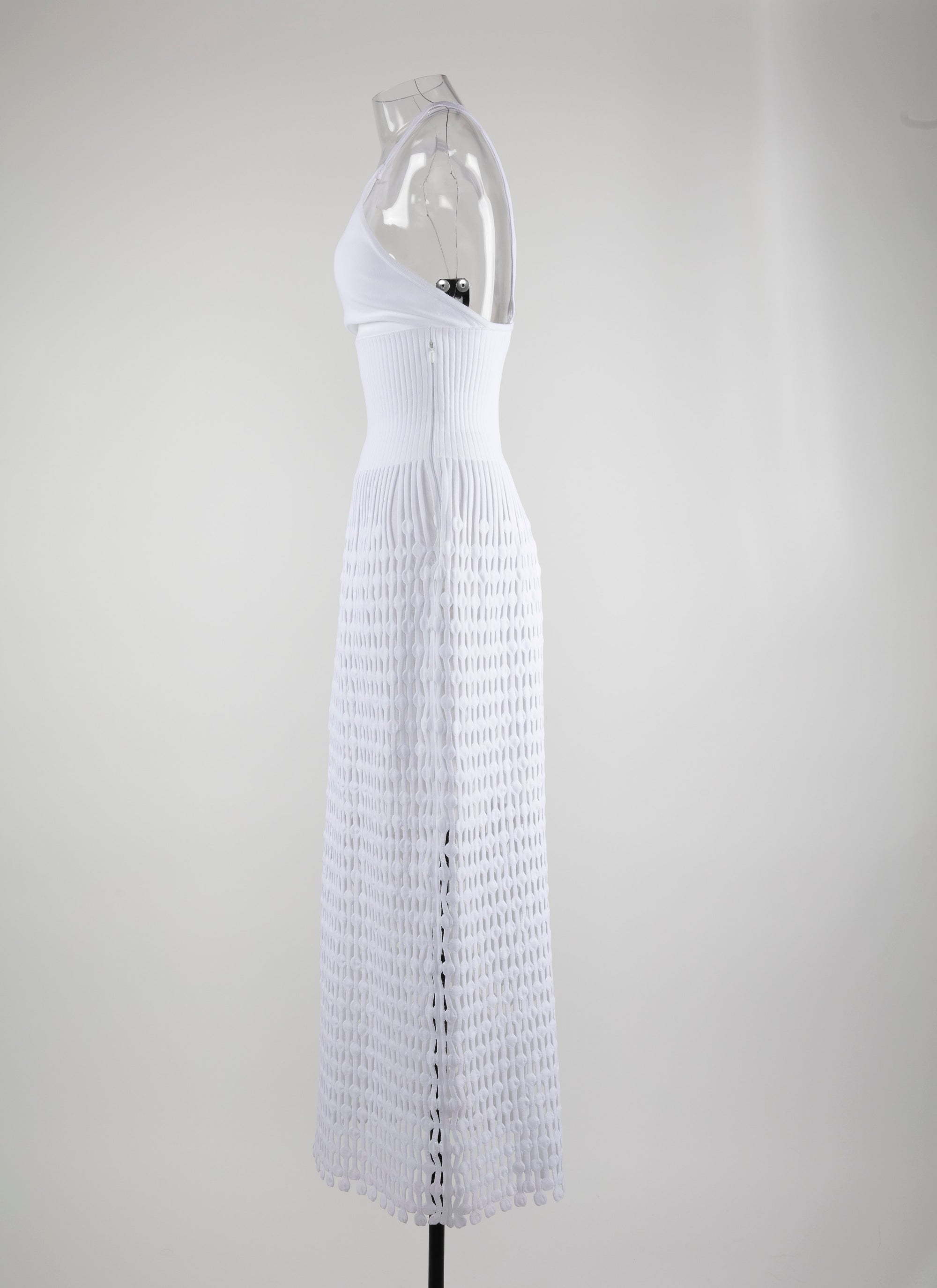 Robe longue sans manches Kalimba - Blanc