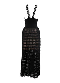 Sleeveless Maxi Dress Kalimba - Black