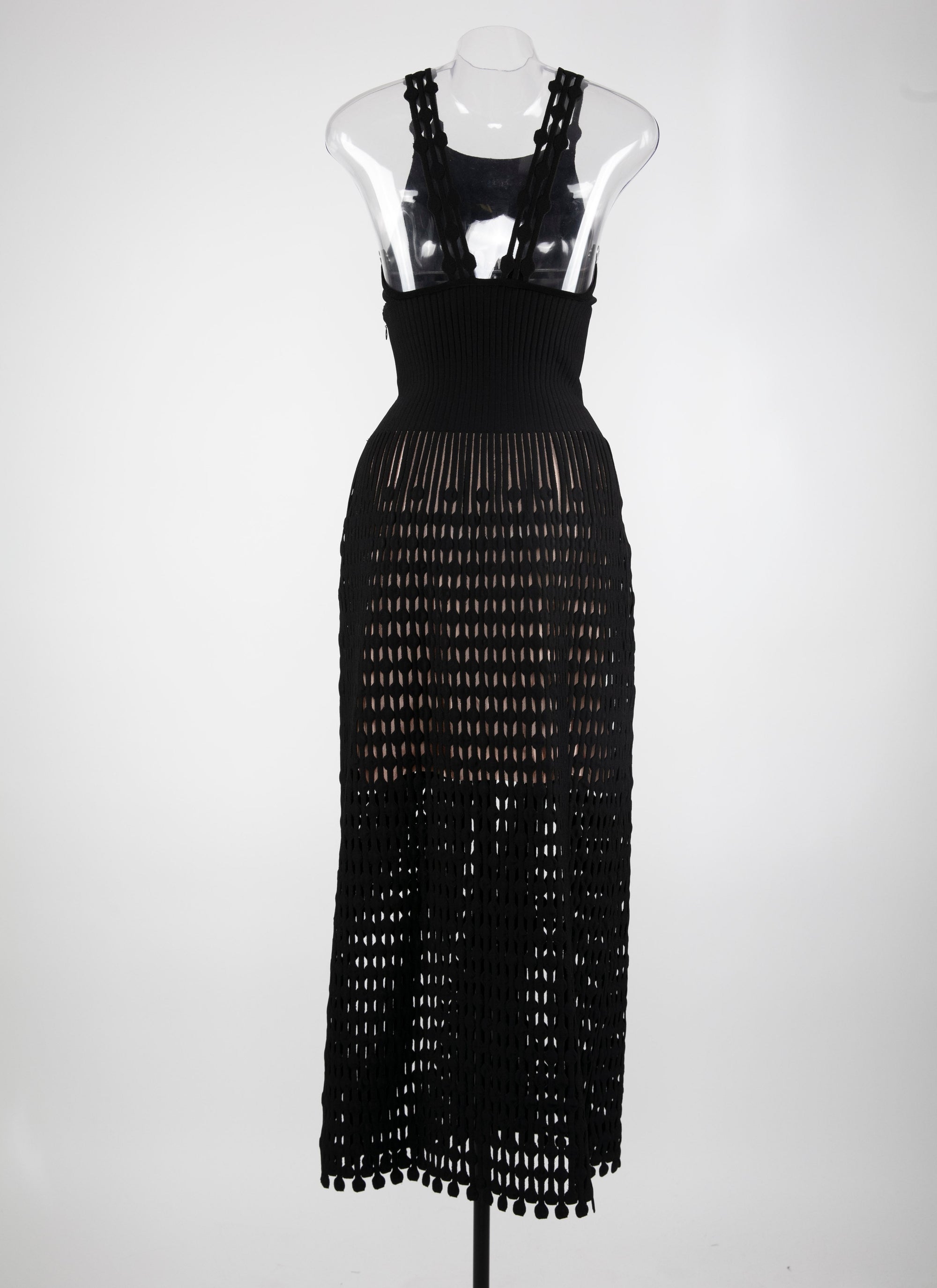 Kalimba sleeveless maxi dress - Black intense