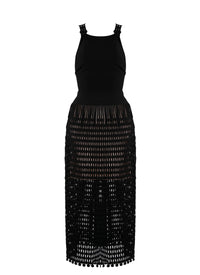 Kalimba sleeveless maxi dress - Black