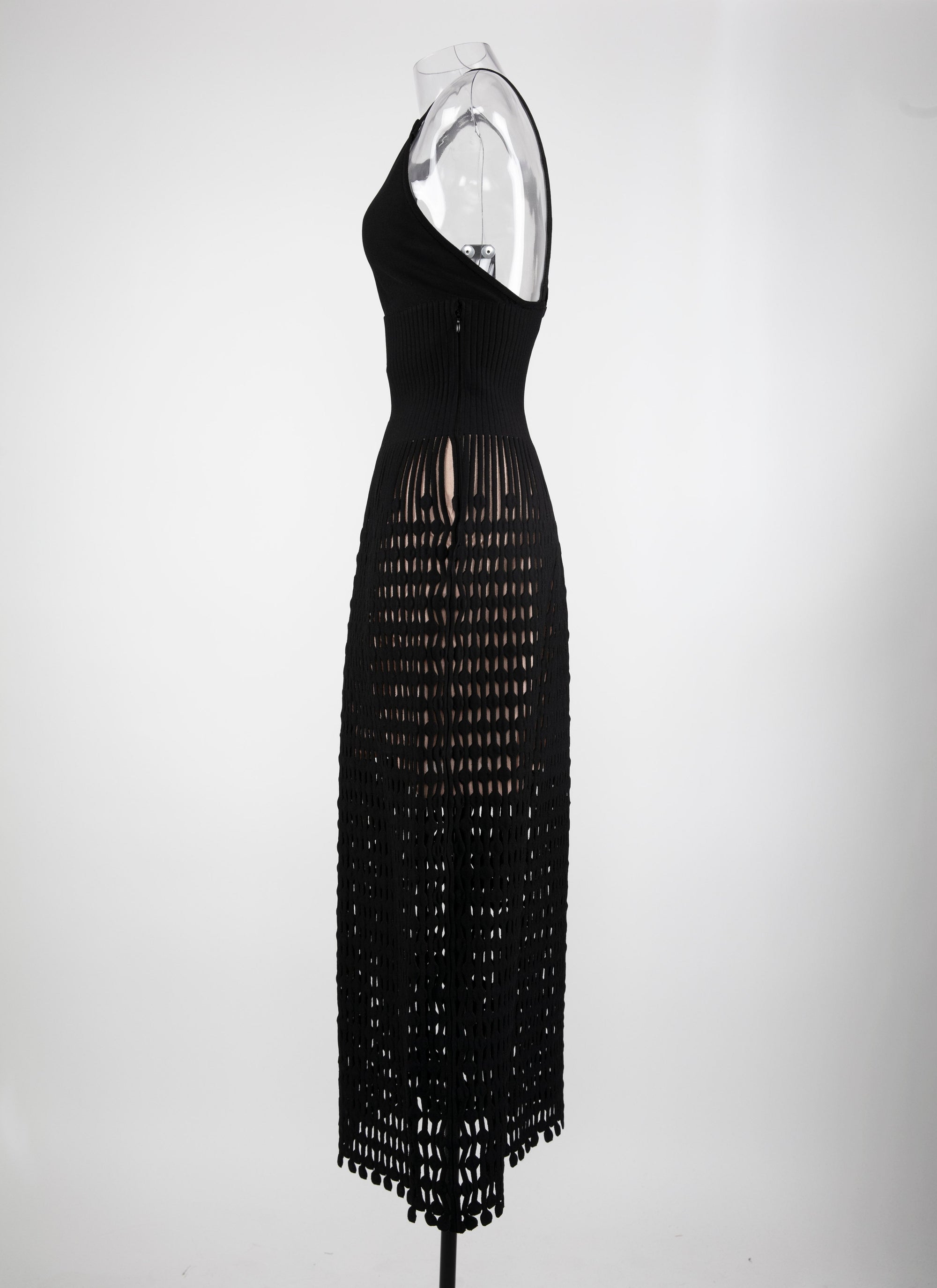 Kalimba sleeveless maxi dress - Black intense