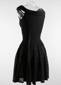 Robe courte sans manches - Noir